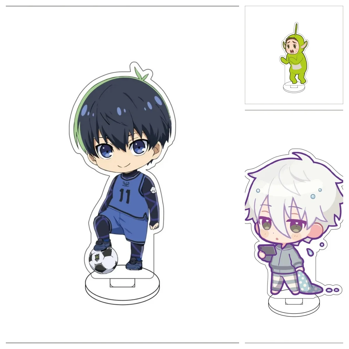 

10CM Charm Anime blue lock Acrylic Stand Model Cosplay Characters Ornament Accessories Goods Collection Gifts