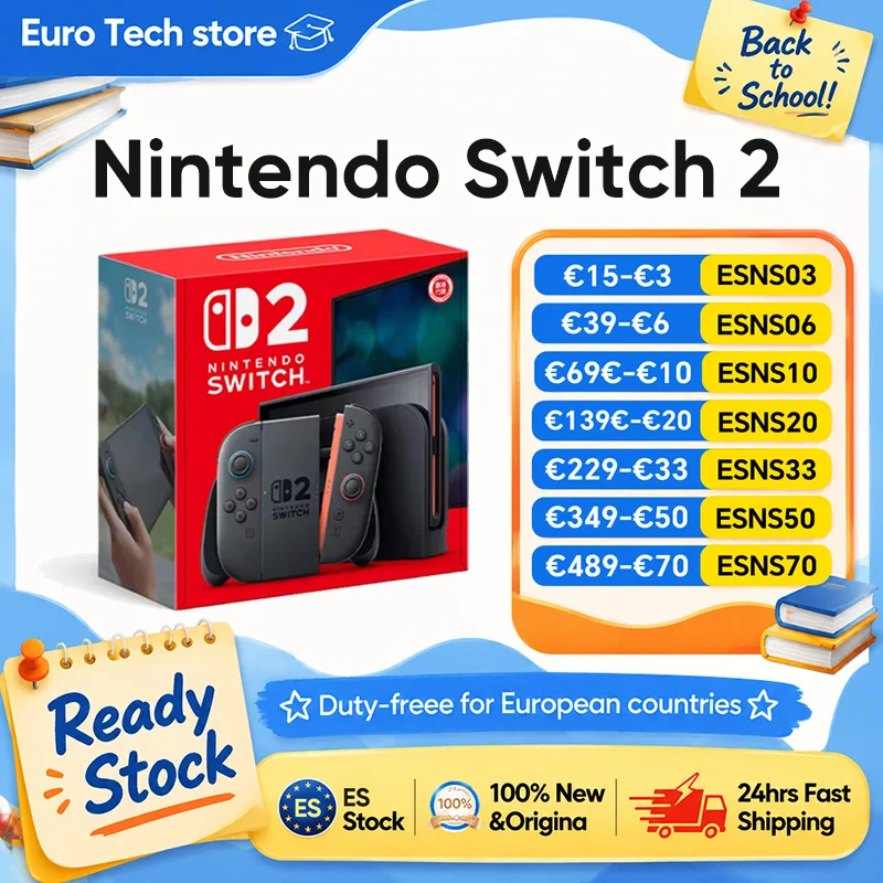 Nintendo Switch 2 Pantalla LCD Original de 7,9 pulgadas Joy‐Con2 Consola con Mango Modo de TV estable Consola de… — oferta en AliExpress