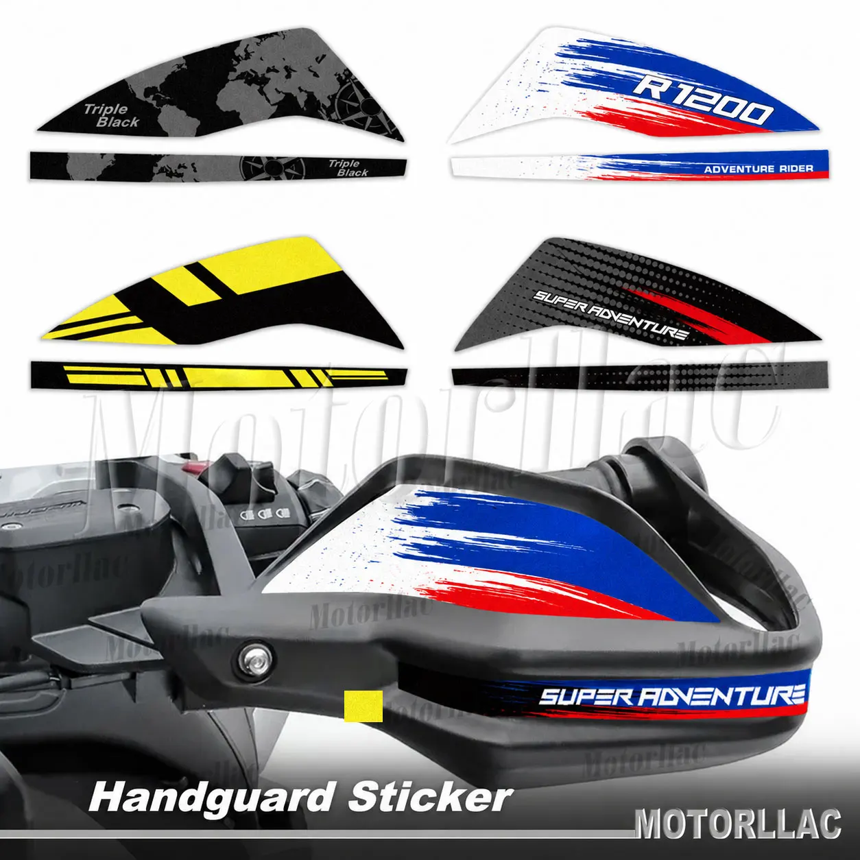 For R1200GS R 1250GS Adventure F850/750/650GS g310gs F900XR Motorcycle Handguard Decal Hand Guard Shield 40 Years GS Sticker