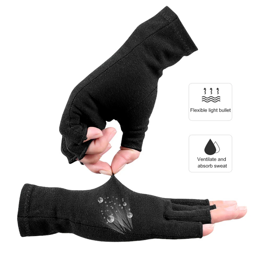 1 Pair Arhtritis Gloves - Compression Gloves for Women &Men - Carpal Tunnel Gloves for Raynauds Syndrome, Rheumatoid Pain Relief