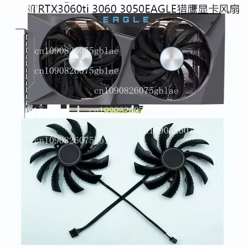 1PCS for GIGABYTE RTX 3060 Ti 3060 3050 EAGLE Falcon Graphics Card Silent Temperature Controlled Fan Replacement Cooler