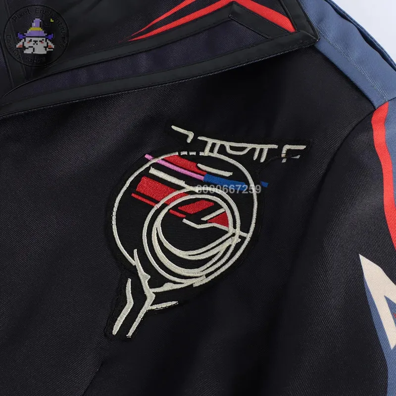 CyGame Love and Deepspace Xia Yizhou 코스프레 의상 여성용 블랙 캡틴 유니폼 남성용 풀 세트 할로윈 코믹 콘 역할 놀이