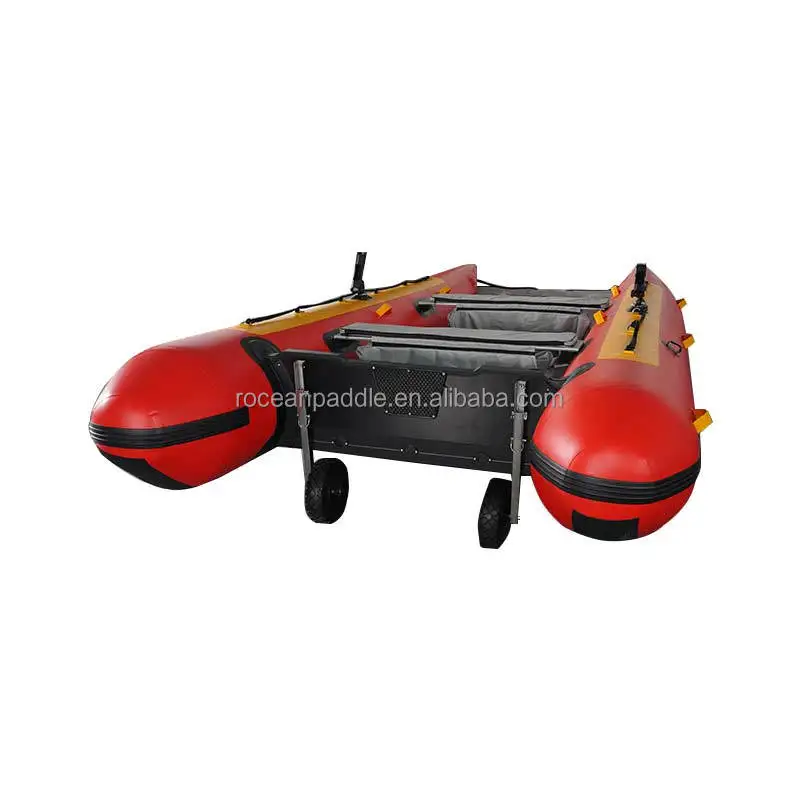 

Inflatable Speed Boat Folding 5 Persons Catamaran Boat