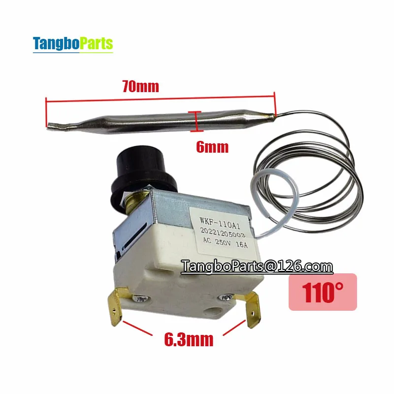 Electric Fryer Oven Pancake Parts Temperature Control 110° 130° 230° 240° 250° 280° Temperature Limit Protector Thermostat