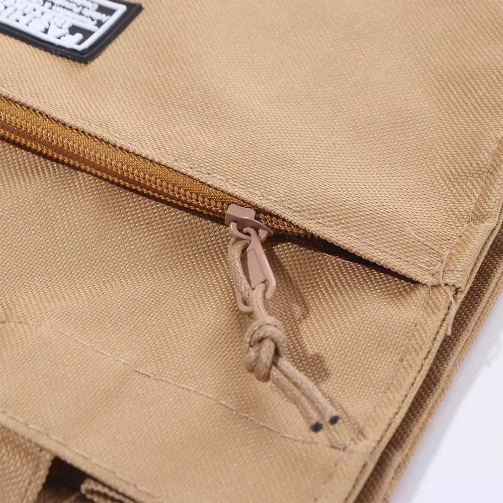 Casual Male Commuting Tote Bag Large Capacity Waterproof Lightweight Handbag Fashion Oxford Cloth Portable File Bag Outdoor