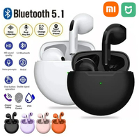 MIJIA  Air Pro 6 TWS Wireless Bluetooth Headset 5.1 Headphone Mini Earphone with Mic Charging Box for Xiaomi iPhone Earbuds