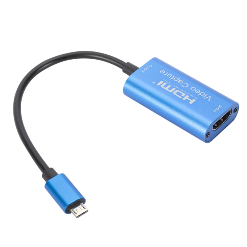 Grabador de vídeo HD 1080P Tipo C compatible con HDMI USB Micro Tarjeta de captura de vídeo USB 3,0 para PC, cámara de juegos, grabación en vivo