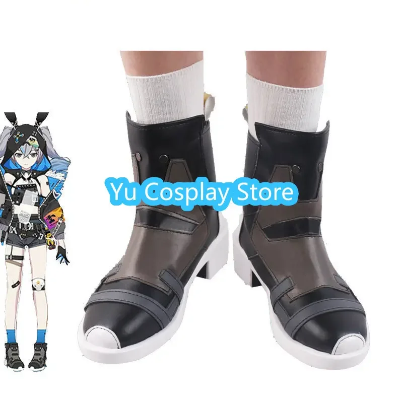 

Yu-Cosplay Game Honkai Impact 3, обувь для косплея Bronie, карнавальные ботинки на Хэллоуин, реквизит для косплея, обувь из искусственной кожи на заказ