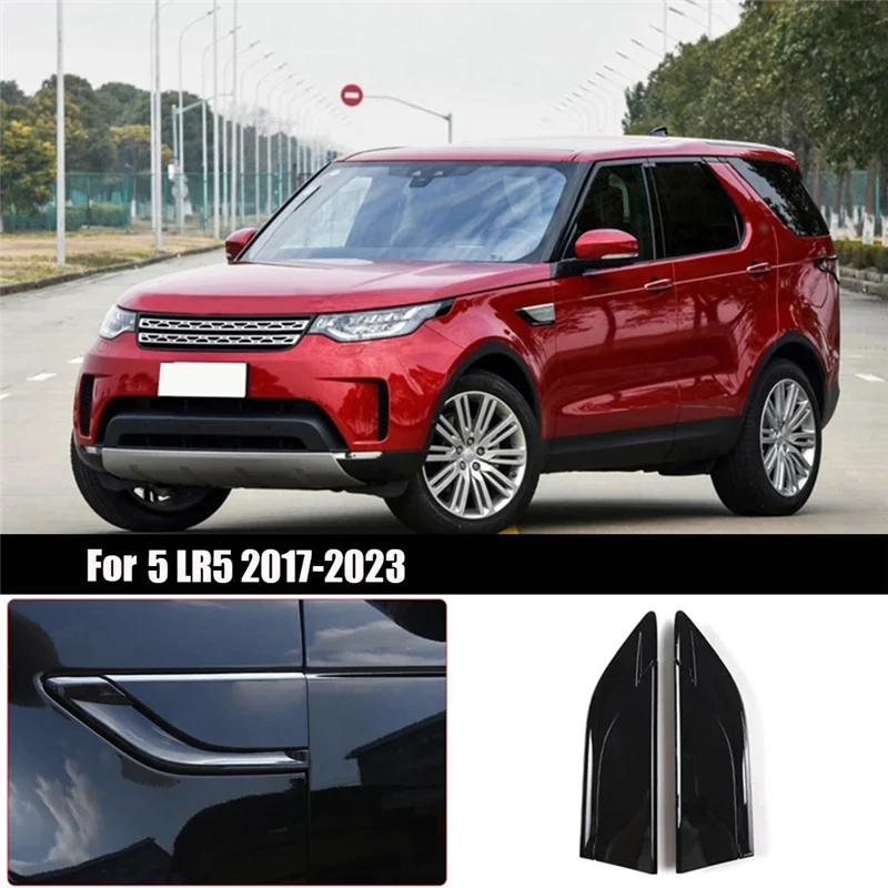 

A57E-1Pair Car Styling Fender Side Air Vent Outlet Cover Trim Decorative Accessories For Land Rover Discovery 5 LR5 2017-2023 Gl
