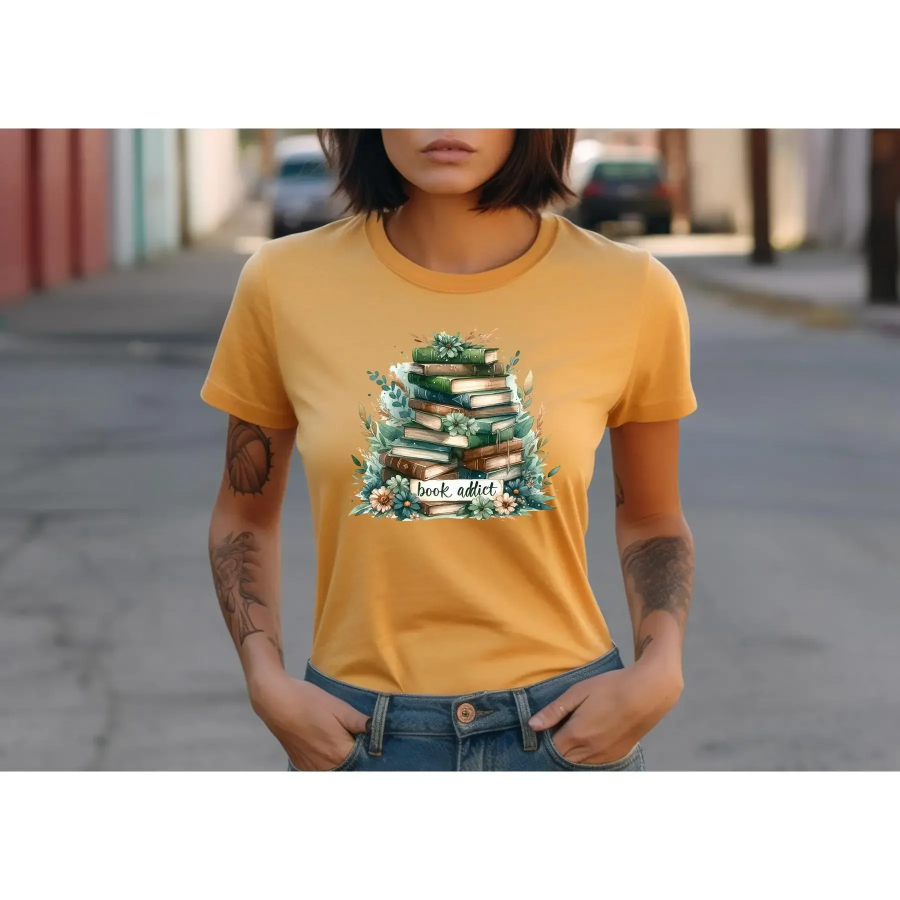 Book Addict T Shirt Tshirt Graphic T s 100 Cotton Multiple Colors Available