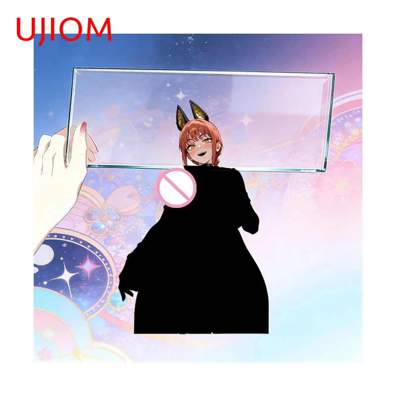 UJIOM Shemale Makima Wall Sticke Funny Chambre Sunscreen Scratch-Proof Vinyl Decal Attrative Household Decoration Accessories