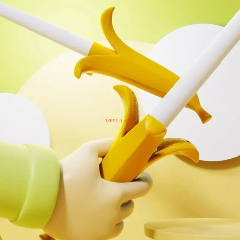 Épées banane télescopiques anti-stress, jouet divertissement sensoriel, décompression, jouet Cosplay pour enfants U50F