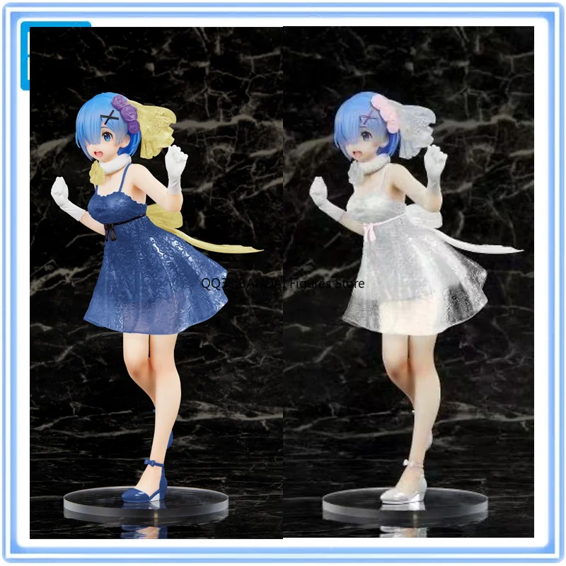 Genuine Original Anime Re:Life in A Different World From Zero Rem, Precious Figure Action Model Desktop Decoration Collectible