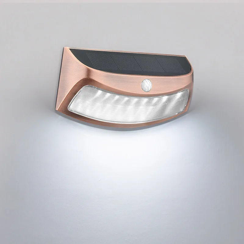 

Светодиодные настенные светильники на солнечной энергии, уличный датчик движения, автоматический внешний садовый светильник, водонепроницаемый декоративный светильник, патио, забор