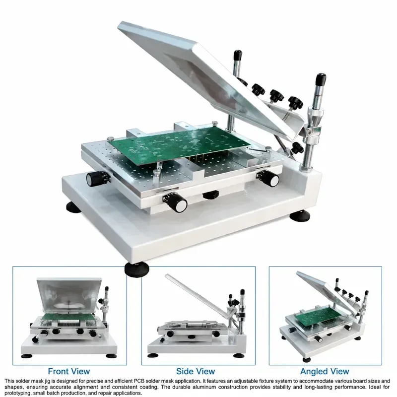 3040H High Precision Pcb Solder Paste Printer 25x40cm Manual Solder Paste Stencil Printer Machine For PCB Solder Paste Printer