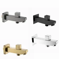 Bathroom Faucet Solid Brass Chrome or black or brushed gold Finished In Wall Shower Set Spout pull lift Switche SA010