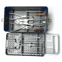 Mini Fragment Instrument Kit Small Animal Fracture Installation Set Upper Limb Veterinary Orthopedic Instruments