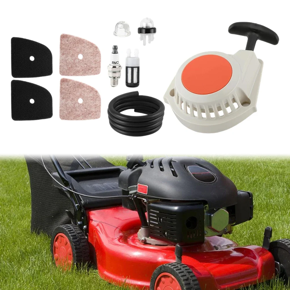 

4149-190-4001 Стартовый шкив газонокосилки и комплект воздушного фильтра 41491201800 для FS94 для FS94, FS94C, FS94R, комплект выдвижного воздушного фильтра