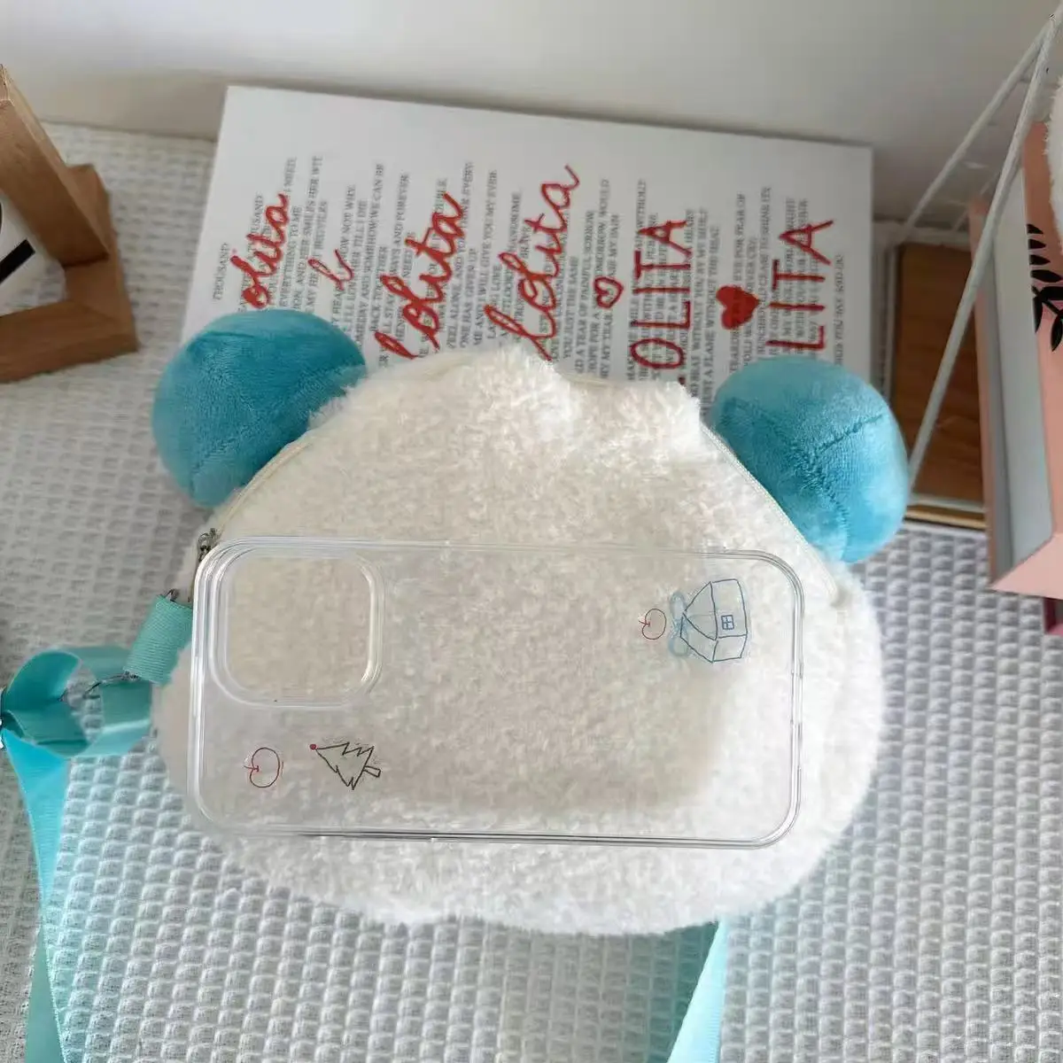 Hatsune Miku Anime zweidimensionale super süße Kawaii Puppe Umhängetasche Mädchenherz vielseitige Umhängetasche mit großem Fassungsvermögen Geschenk – Detail 11