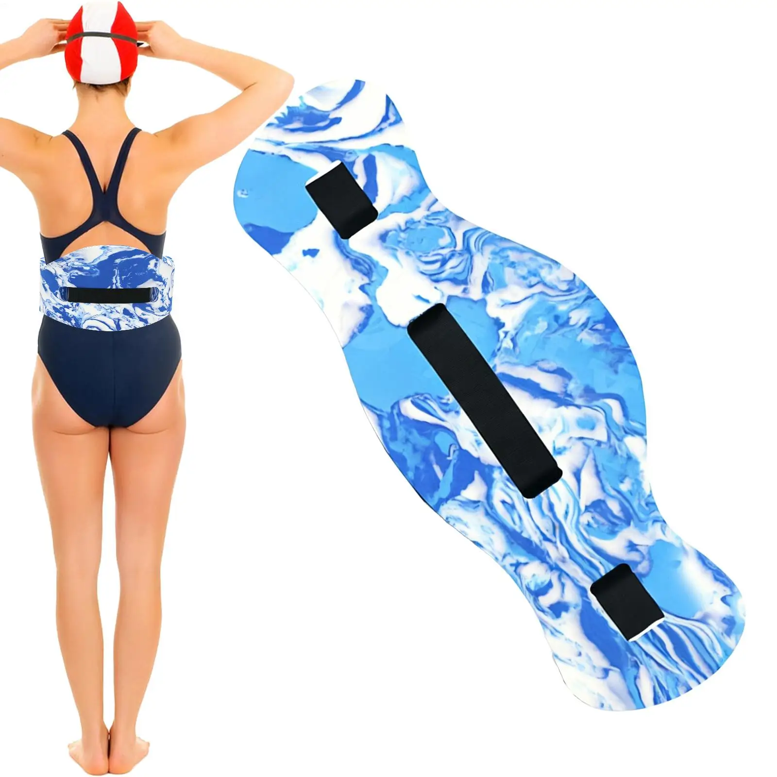 Swim Belt for Adults Beginner Swim Training Aquatic Fitness Pool Running Belt for Adults Beginners Outdoor Lake River Seaside