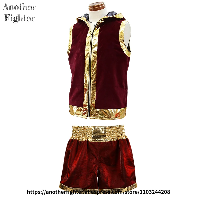 Boxing Shorts Boxing Gown Set Professional Muay Thai Shorts & Jacket Men Women Kids BJJ MMA Kickboxing Training Competition Suit
