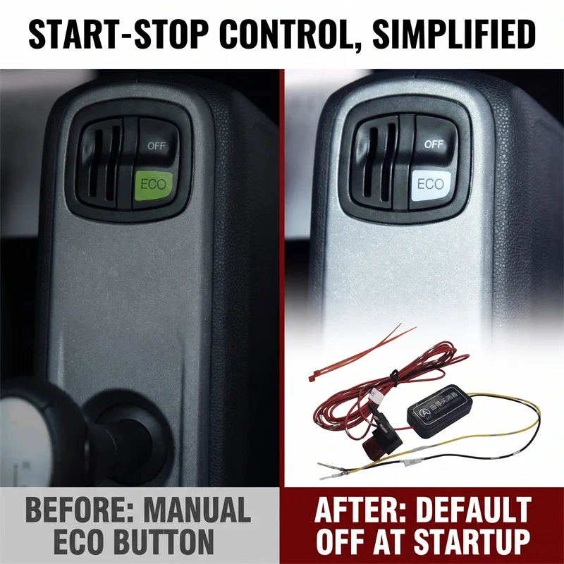 Automatic Start Stop Eliminator Cable, Disable Auto Stop‑Start System for Smart Fortwo 451 2007‑2014 Mercedes Benz