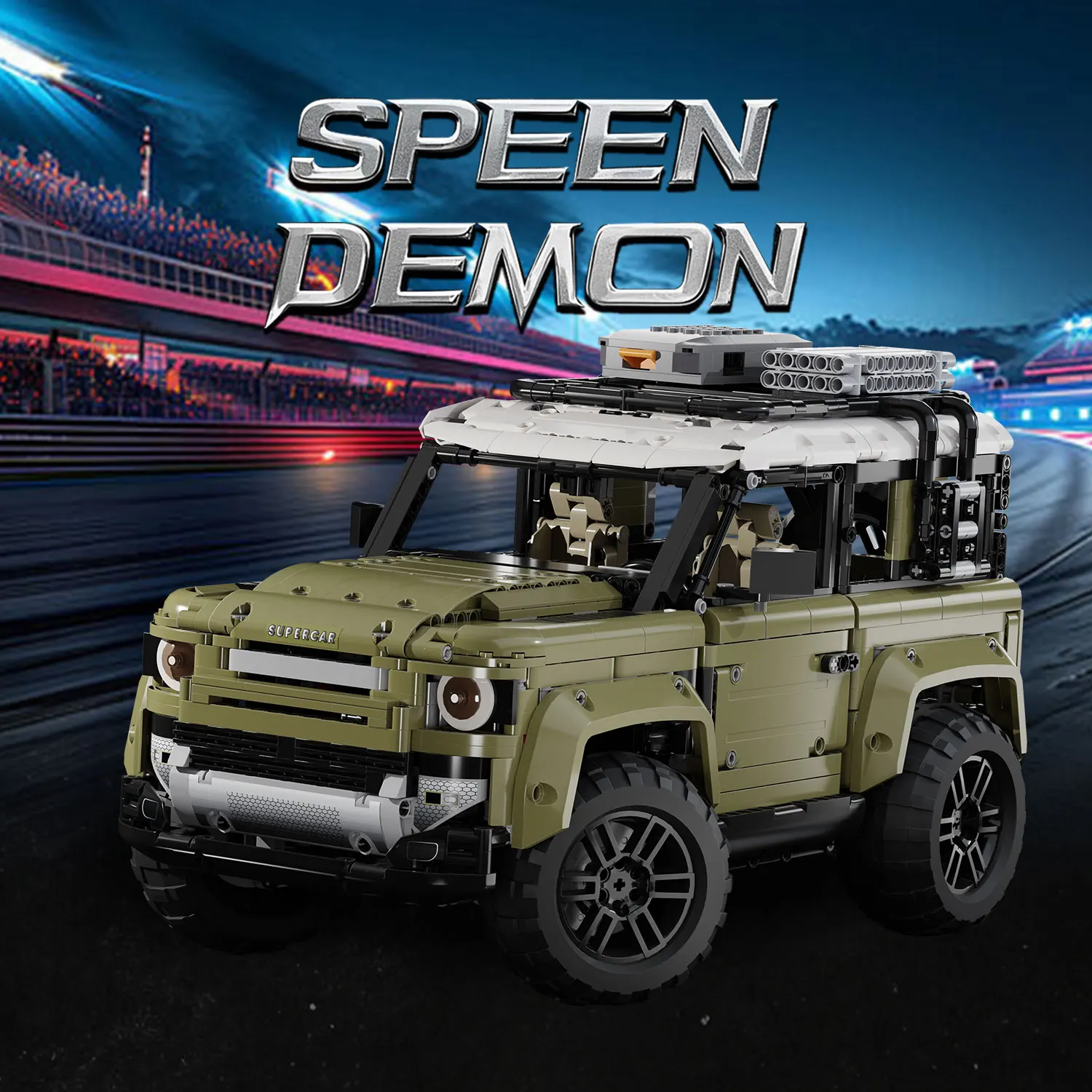 2780PCS 1:8 Schaal Apv Model Bouwstenen Sets DIY Montage Bricks Auto Speelgoed Collectie Ornamenten Kids tiener Geschenken