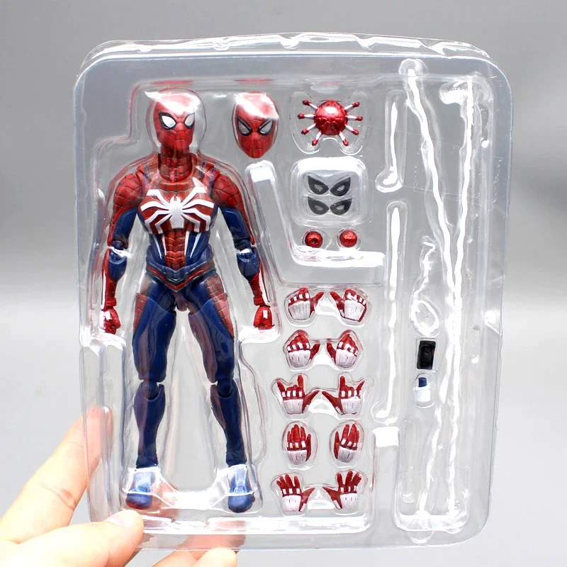 Shf Spider Man Hero Returns Super Mobile Joint Doll Ps4 Game Edition Handmade Model Ornament Anime Peripheral Gifts