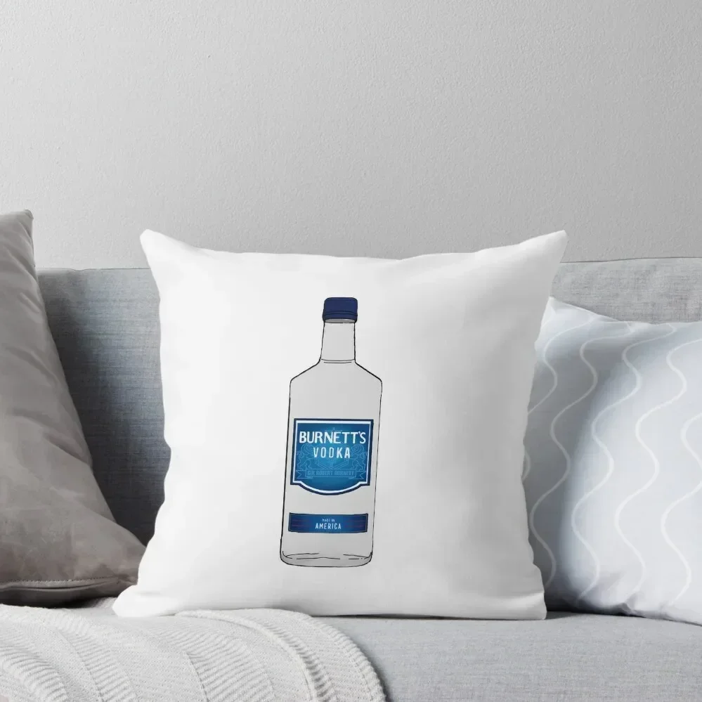 Burnett’s Vodka Throw Pillow ornamental pillows for living room Sofa Covers sleeping pillows covers for pillows pillow