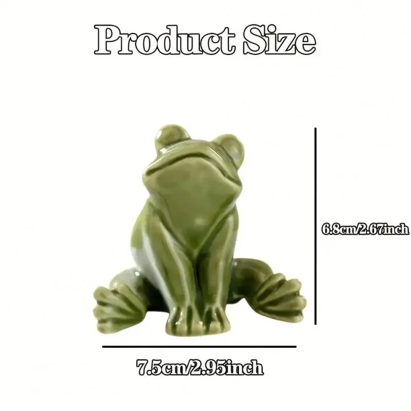1 Fun Frog Toilet Seat Buckle - Cute Bathroom Decoration, Easy to Install, Compatible with Standard Toilet Seat Slots, Durable Ceramic Material, Suitable for Home, Apartment, Bathroom Fun Warm House Gift, Bathroom Accessory, Home Goods
