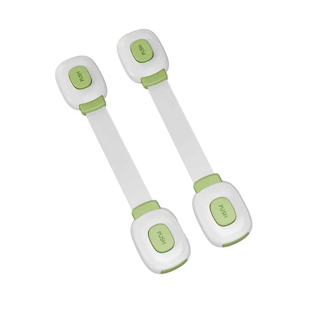 

Double Buckle Firm Slot Locks Straps Child Protection Equipment Cabinet Locks Baby Safety Locks Refrigerator Door Locks