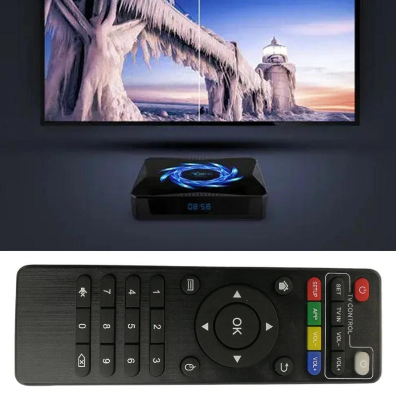 Control for X96 X96Q X96mini X96w, with kd- Function,Remote Control for Decoder, Android, TV Box, Infrared