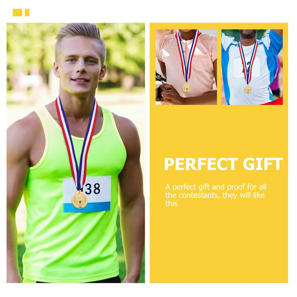 10Pcs Zinc Alloy Medal For Sports Competition Student Award Medals Competitions Prizes
