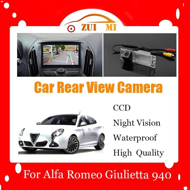 

Car Reverse Rear View Camera For Alfa Romeo Giulietta 940 2010~2015 Waterproof CCD Full HD Night Vision Backup Parking Camera