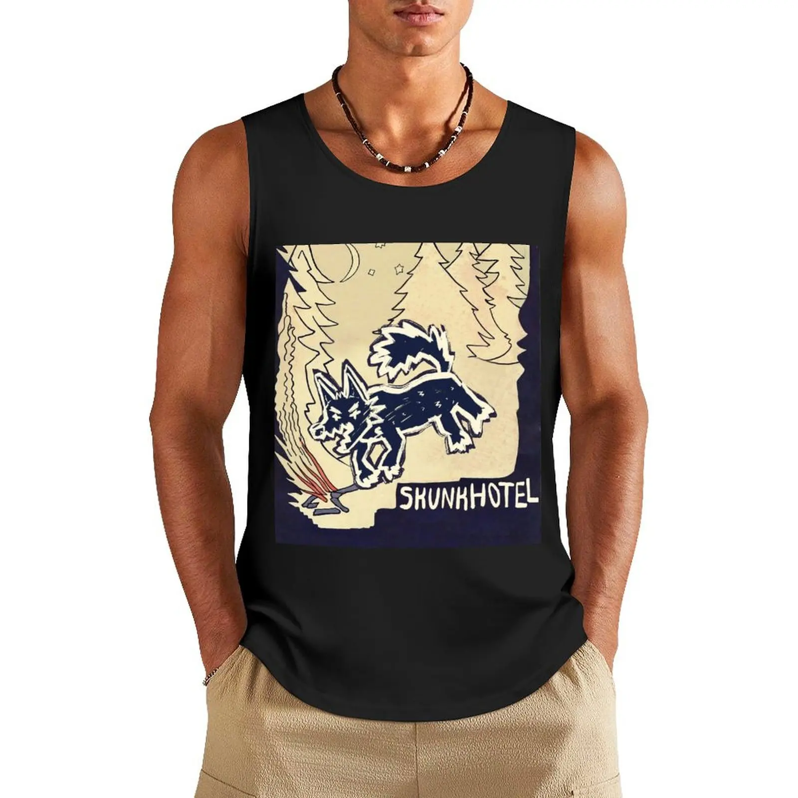 

The Hotel Pt. 2 Tank Top bodybuilding men clothes vest for men summer mens gym clothes