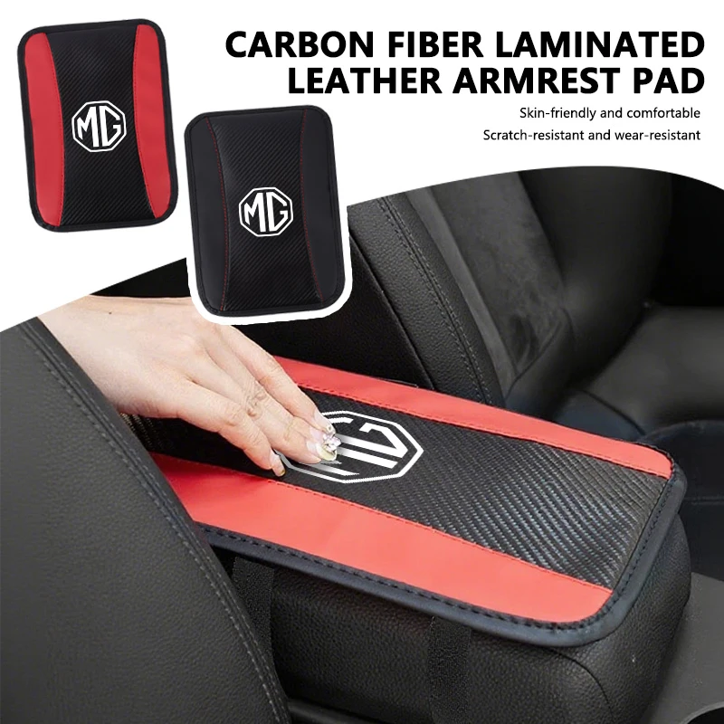 Pour MG, coussin de protection pour boîte de console centrale, housse antidérapante pour accoudoir, GT 3 5 6 7 GS Pilot HS ZS