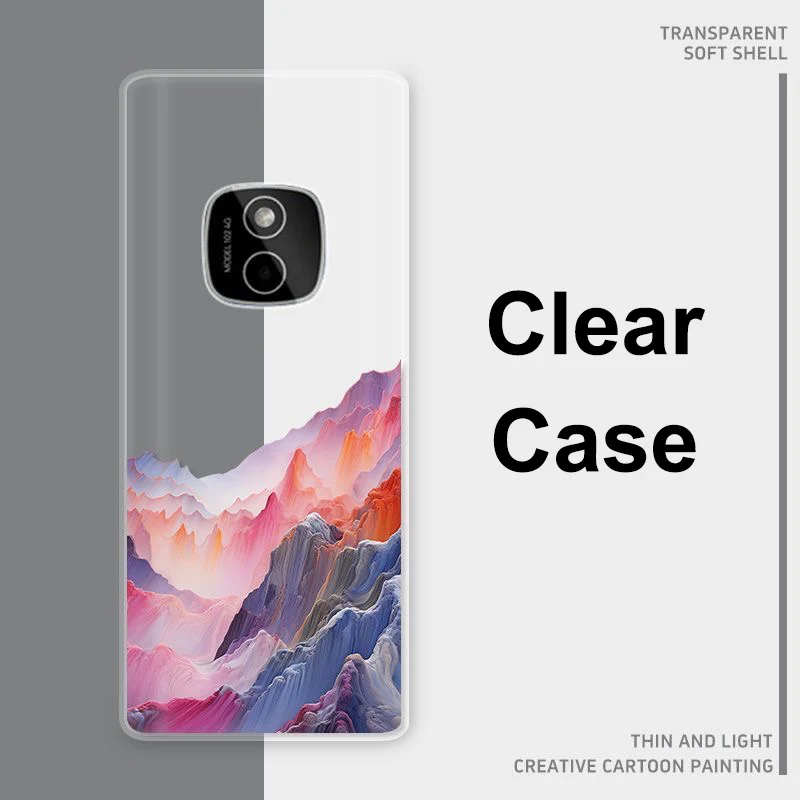 Para Nokia 102 4G esquinas reforzadas suave TPU a prueba de golpes funda de Airbag para Nokia HMD 102 TA-1729 cubierta 3210 8210 125 220 235 2024