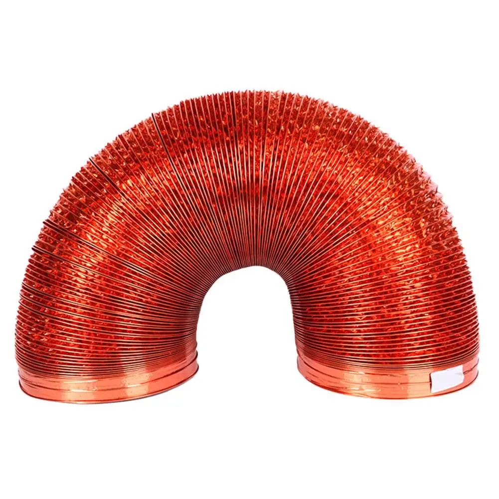 153mm, 183mm, 203mm Aluminum Foil Pipe 153mm, 183mm, 203mm 3 Meters Length Efficient Smoke Removal Moisture Resistant