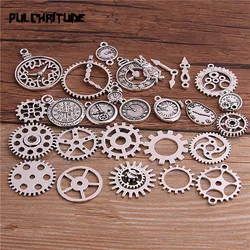 Pulchritude Casuale 20 Pcs Del Metallo Dell'annata Steampunk Pendenti E Ciondoli Accessori Fai da Te Orologio & Del Pendente Gear Pendenti E Ciondoli per Monili Che Fanno T6436