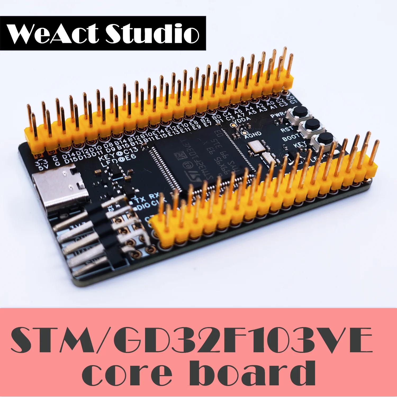 WeAct STM32F103VET6 GD32F103VET6  GD32F303VET6 Core Board  Demo Board