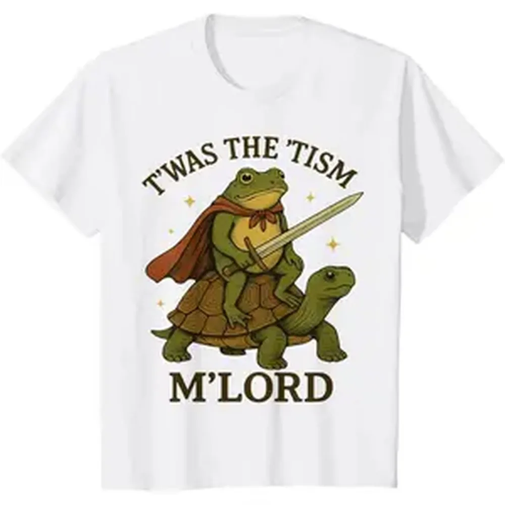 TWAS The Tism M Lord Funny Hero Vintage Frog Graphic Autism T-Shirt