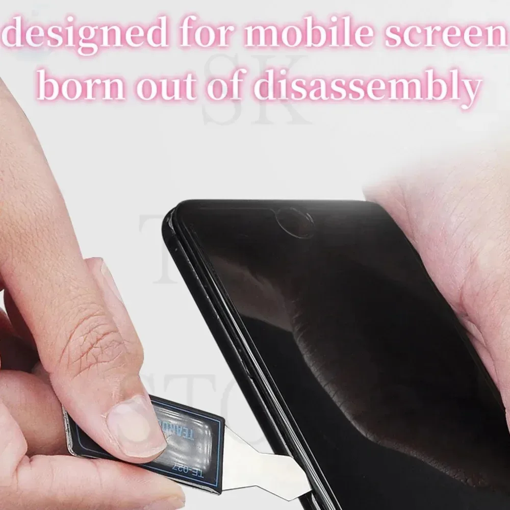 10 confezioni di coltello di stagno raschietto 2 in 1 pasta saldante in metallo 0.3mm coltello raschiante pezzo di smontaggio riparazione utensili manuali elettrici per telefono cellulare