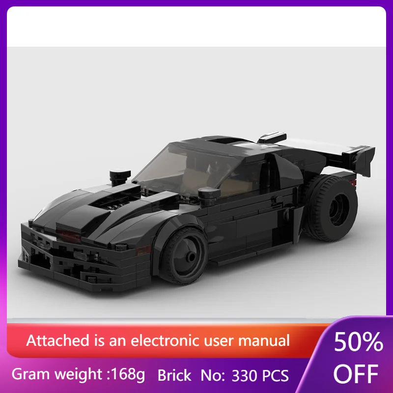 

Модель автомобиля из строительного блока MOC 238882, 330, детали, 8, ширина, Коллекционная игрушка-дисплей для мальчиков и взрослых, подарок на день рождения