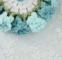 Posavasos de ganchillo, posavasos de flores de lirio del valle, mantel individual de flores de ganchillo, almohadilla para taza de ramo, tapete para taza de café, regalo para el día de la madre