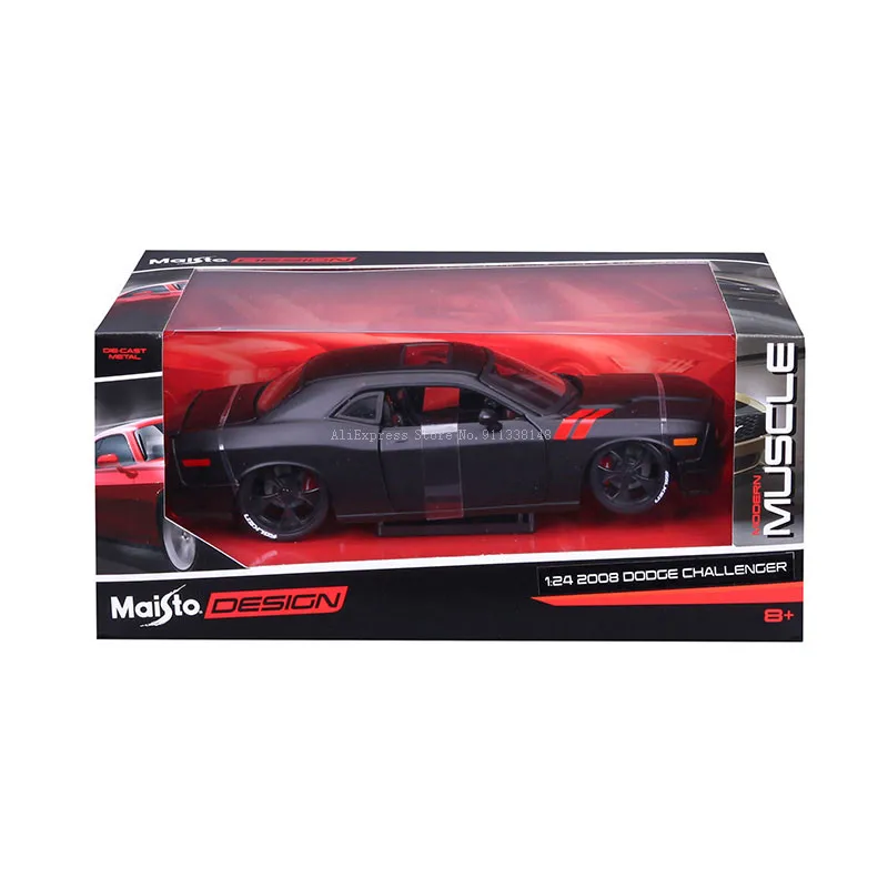 Maisto 1:24 2008 Dodge Challenger Supercar Antique Car Static Die Casting Car Collectible Model Car Toy Gift Tide Play