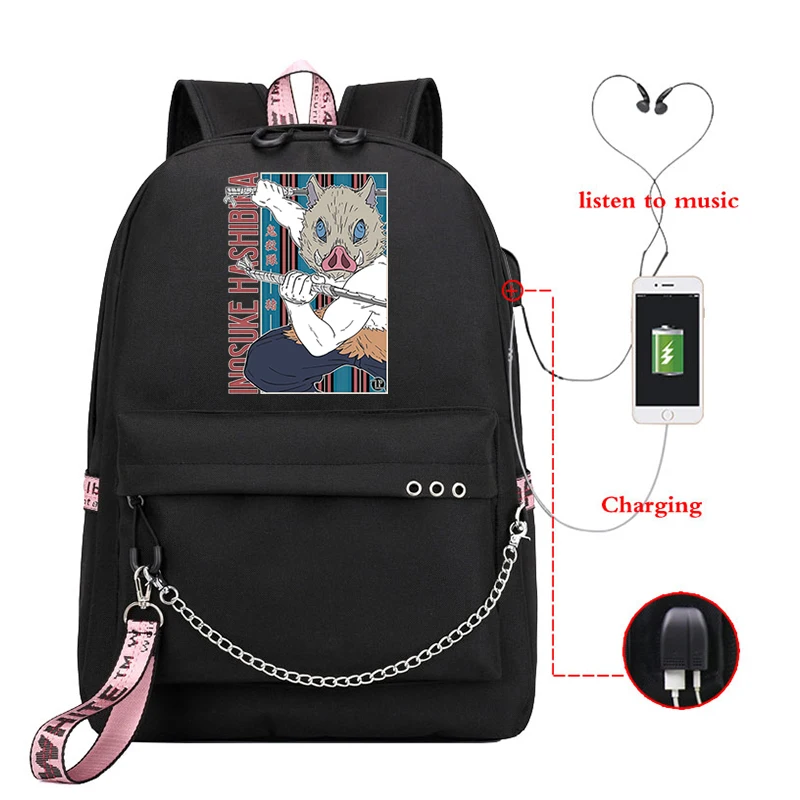 

Demon Slayer Anime Backpack College Student As Gift Travel Daypack Backpack Bags for Teenagers Demon Slayer Casual Rucksack