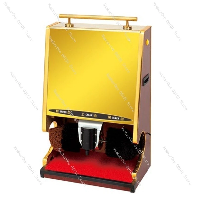 

Automatic induction shoe shine machine: a special shoe brusher in the lobby of the hotel