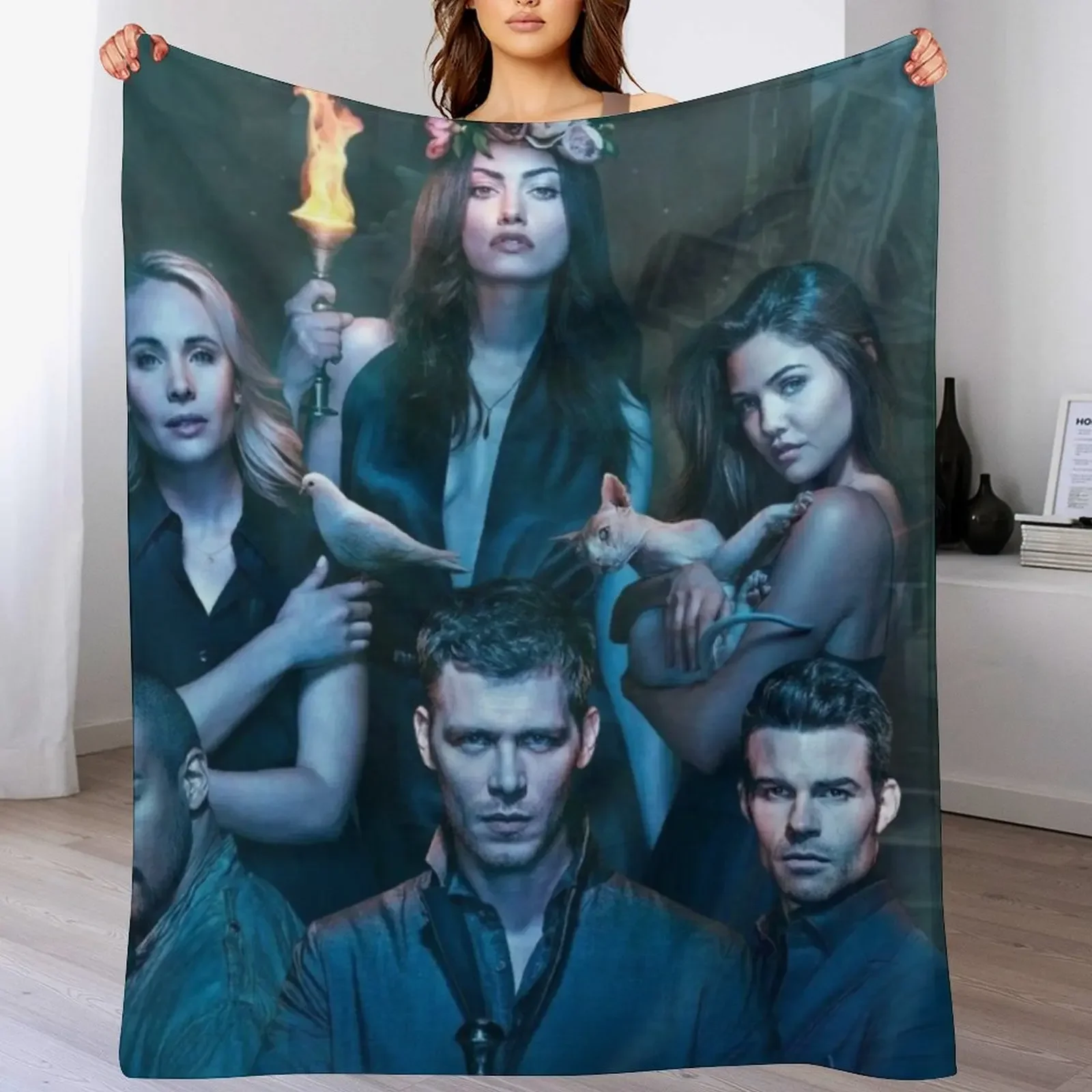 

The Originals Throw Blanket Summer Beddings for winter Furry Nap Blankets