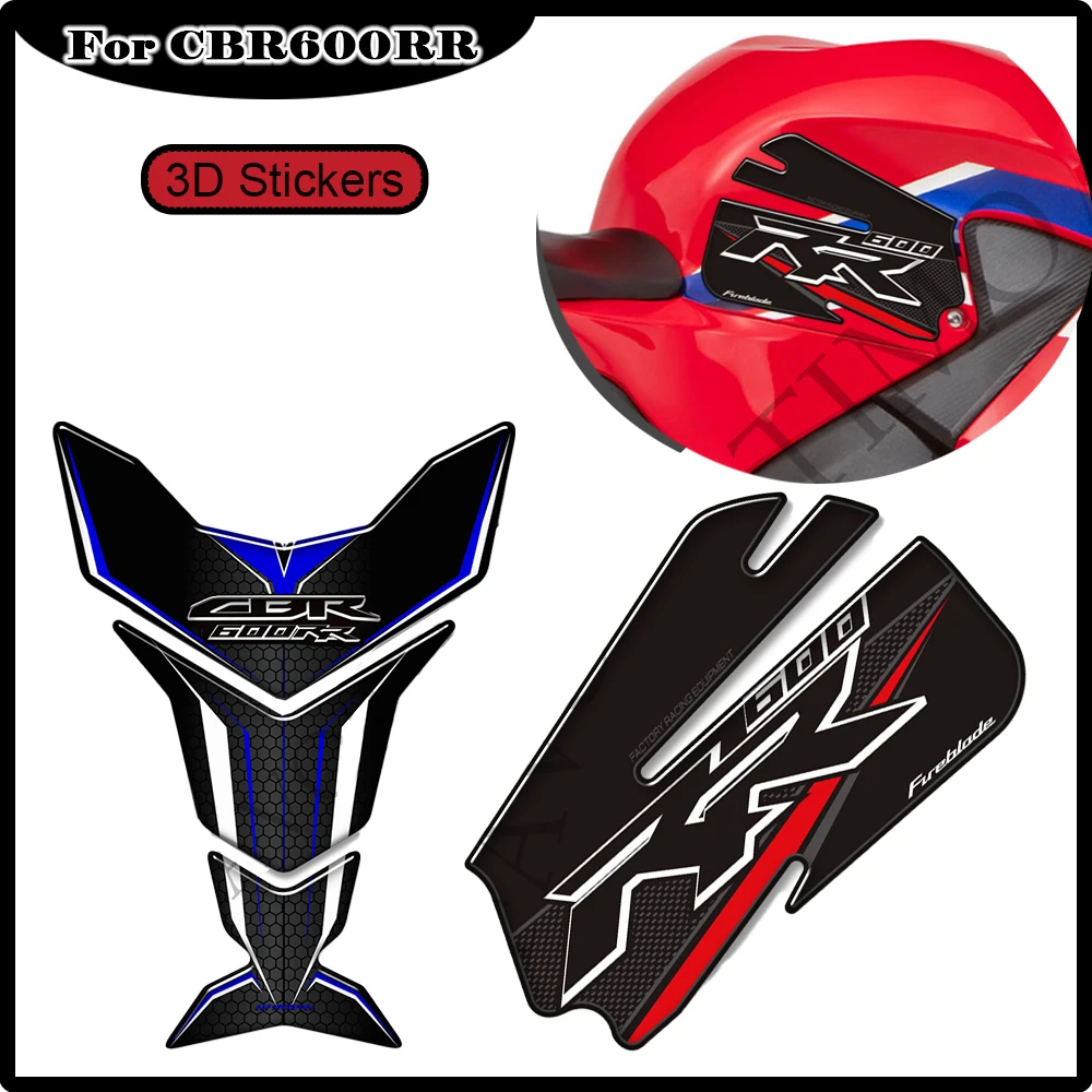

Motorcycle Tank Pad Stickers Decals Grips Side Fuel oil Kit Knee Protector For Honda CBR 600RR CBR600RR Fireblade 2013 - 2022