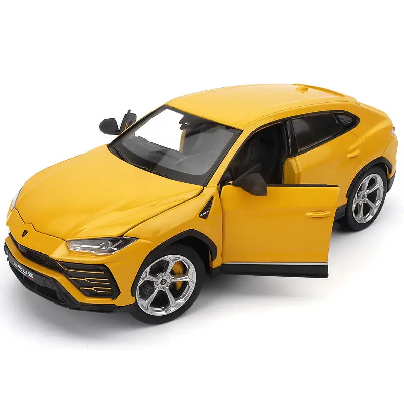 WELLY 1:24 Lamborghini Bison URUS SUV Alloy Car Diecasts & Toy Vehicles Car Model Miniature Scale Model Car Toy For Children